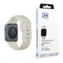 3mk silikoonist kellarihm Apple Watchile 42/44/45/49 mm, beež
