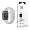 3mk silikoonist kellarihm Apple Watchile 42/44/45/49 mm, beež