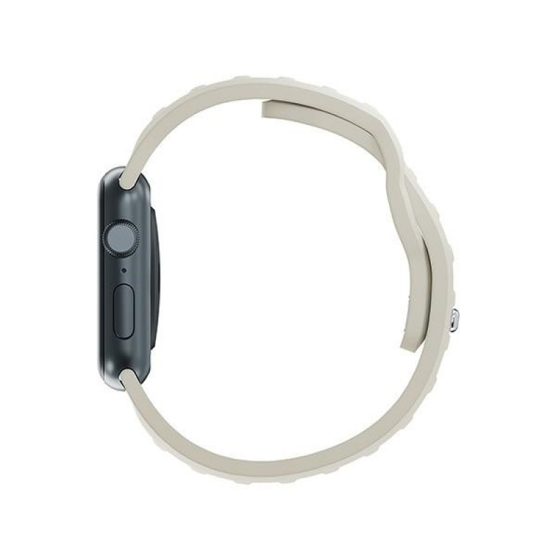 3mk silikoonist kellarihm Apple Watchile 42/44/45/49 mm, beež