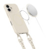Tech-Protect MagNecklace MagSafe ümbris nööriga Apple iPhone 16 jaoks, beež