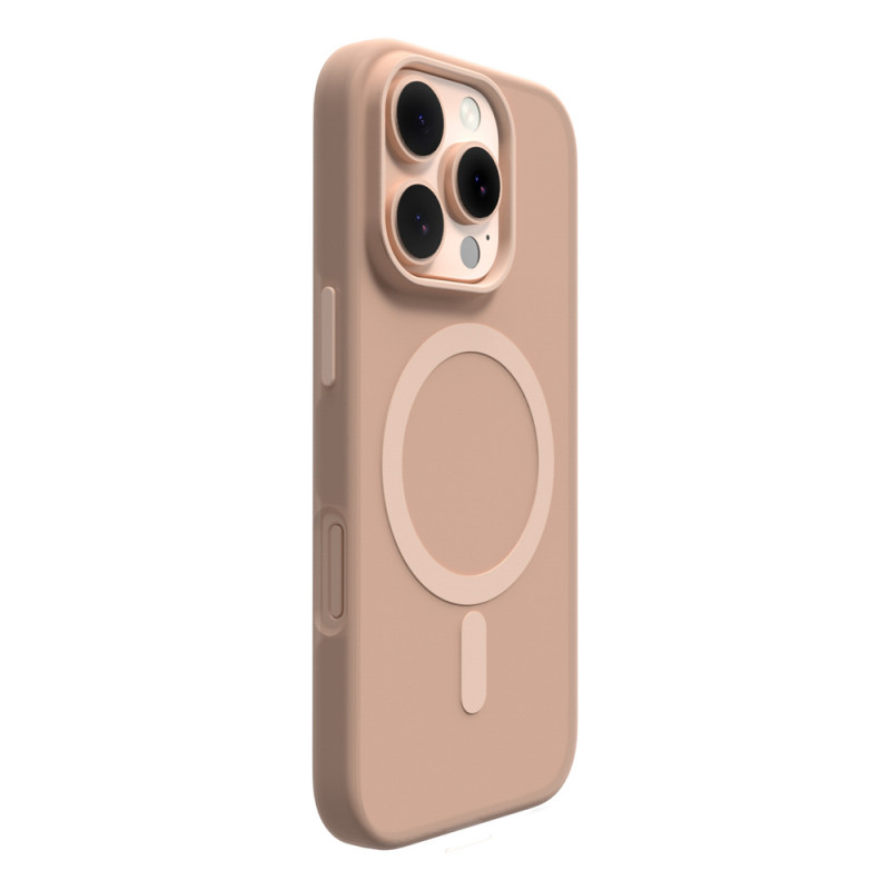 Puro Daylight MagSafe silikoonümbris iPhone 16 Pro Max jaoks, beež