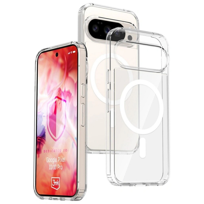 3MK Armor MagCase Google Pixel 10 / Pixel 10 Pro, läbipaistev