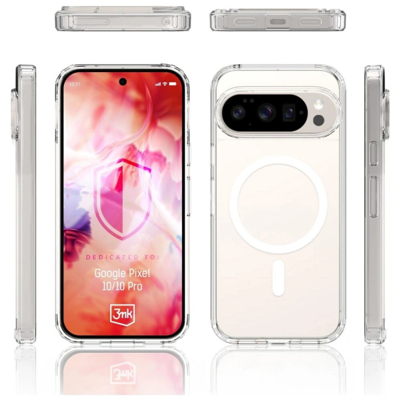 3MK Armor MagCase Google Pixel 10 / Pixel 10 Pro, läbipaistev