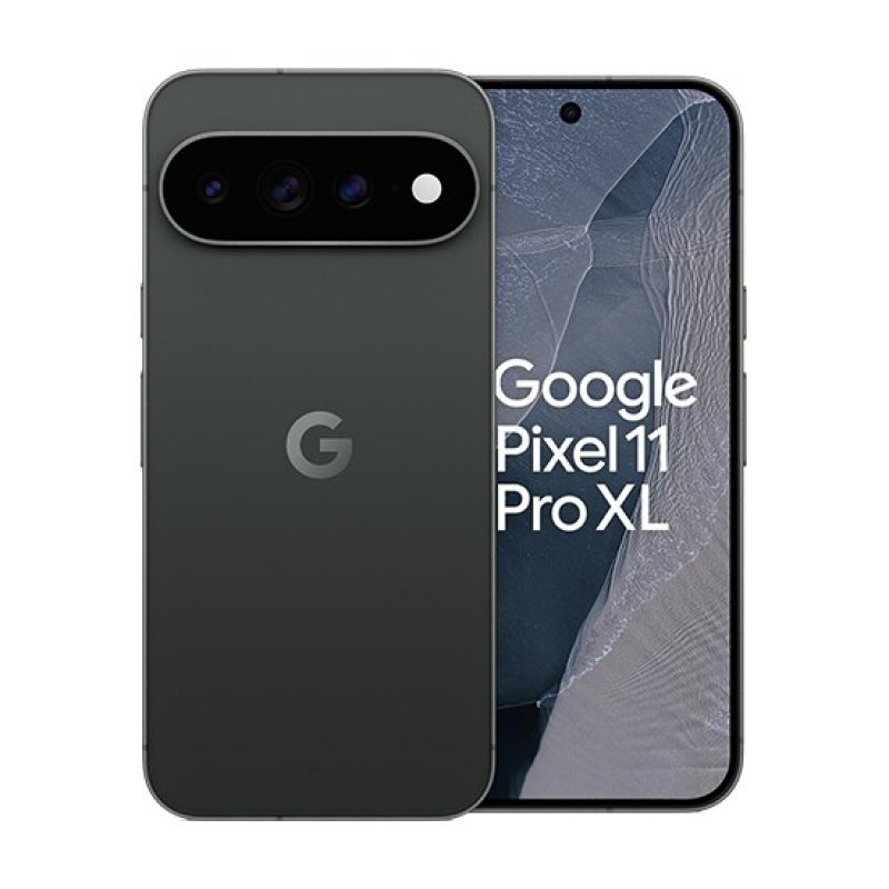Google Pixel 11 Pro XL GA11756-GB 5G nutitelefon, kahe SIM-kaardiga, 16 GB RAM, 1 TB, 6,8" OLED, Obsidian