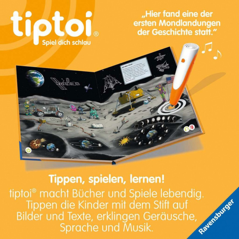 Ravensburger tiptoi Kosmos: kosmoselennud, tähed ja planeedid (49282)