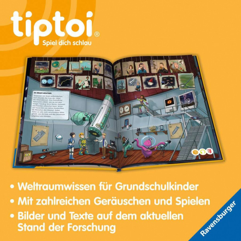 Ravensburger tiptoi Kosmos: kosmoselennud, tähed ja planeedid (49282)