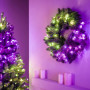 Twinkly eelvalgustusega pärg 50 RGB LED-iga, roheline juhe, pistik tüüp C, 60 cm