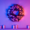 Twinkly eelvalgustusega pärg 50 RGB LED-iga, roheline juhe, pistik tüüp C, 60 cm