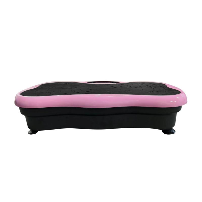 Extralink Moonwalk SpinMove vibratsioonitrenažöör fitnessiks, 200 W, roosa