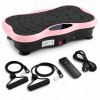 Extralink Moonwalk SpinMove vibratsioonitrenažöör fitnessiks, 200 W, roosa