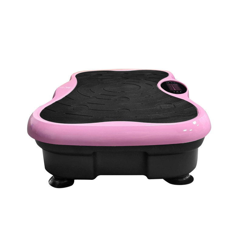 Extralink Moonwalk SpinMove vibratsioonitrenažöör fitnessiks, 200 W, roosa