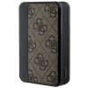 Guess GUPB10DP4GEGW kaasaskantav akupank 10000 mAh, 18 W, 4G Leather Metal Logo, pruun