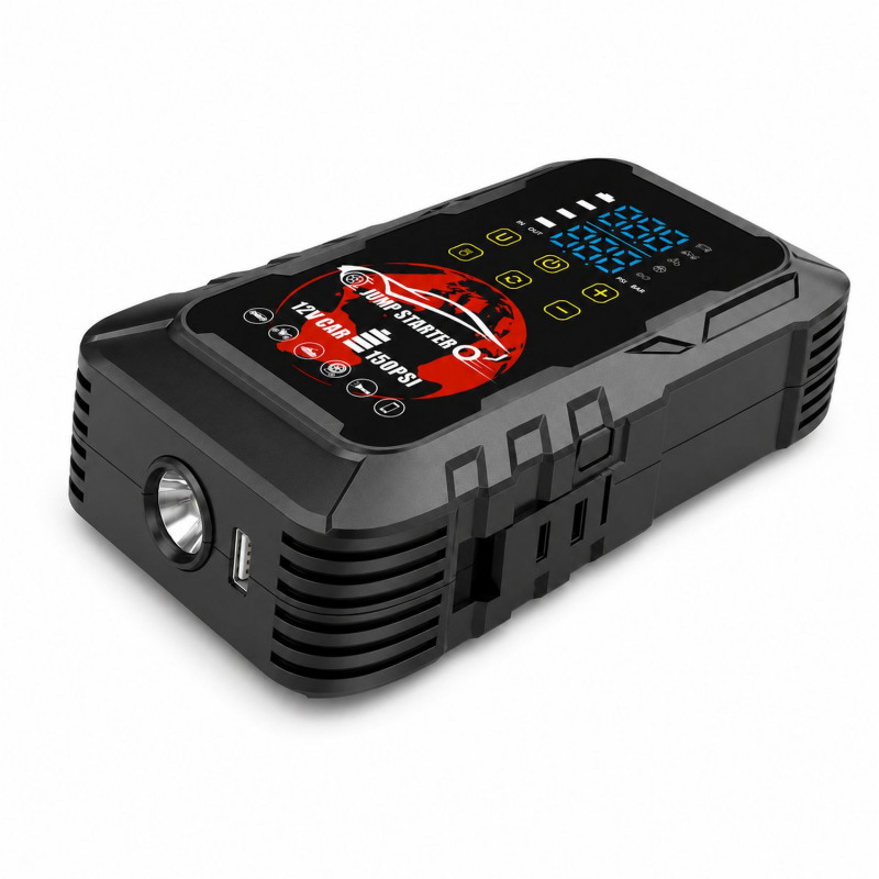 Extralink MaxJump 9 Xtreme 2-in-1 käivitusabi ja kompressor, 8000 mAh