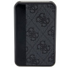 Guess GUPB10DP4GEGK kaasaskantav akupank 10000 mAh, 18 W, 4G Leather Metal Logo, must