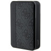 Guess GUPB10DP4GEGK kaasaskantav akupank 10000 mAh, 18 W, 4G Leather Metal Logo, must