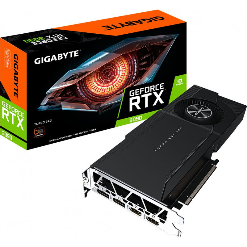 Gigabyte GeForce RTX 3090 Turbo 24G graafikakaart, 24 GB, GV-N3090TURBO-24GD