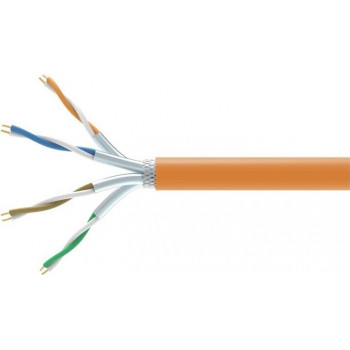 Equip 404553 Cat7 S/FTP paigalduskaabel, 1000 m, halogeenivaba (LSZH), oranž