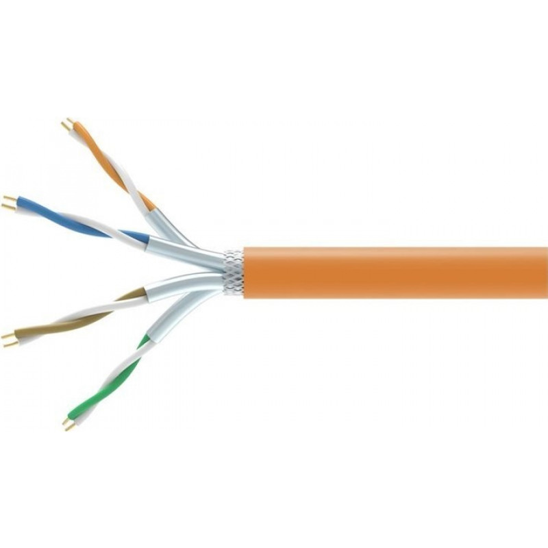 Equip 404553 Cat7 S/FTP paigalduskaabel, 1000 m, halogeenivaba (LSZH), oranž