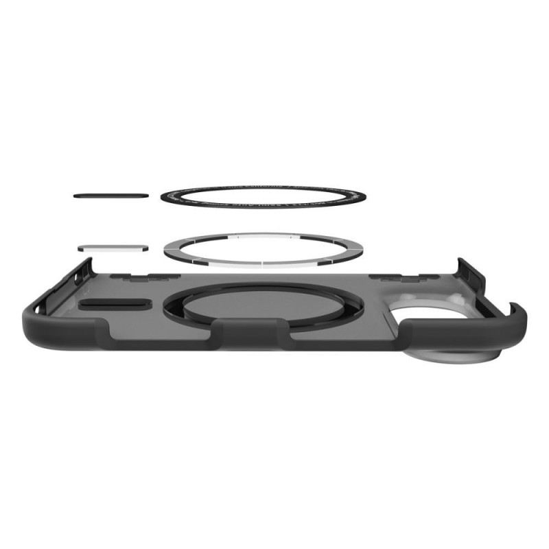 Spigen Ultra Hybrid Pro MagFit ümbris Apple iPhone Duo jaoks, Frost Black