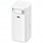 USAMS US-CD216 XMF Series akupank 18000 mAh, PD 45W kiirlaadimine, USB-C kaabliga, valge