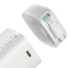 USAMS US-CD216 XMF Series kaasaskantav akupank 18000 mAh, PD 45W kiirlaadimine, USB-C kaabliga, must