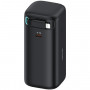 USAMS US-CD217 XMF Series seinalaadija 18000 mAh, PD 45W kiirlaadimine, Lightning-kaabliga, must