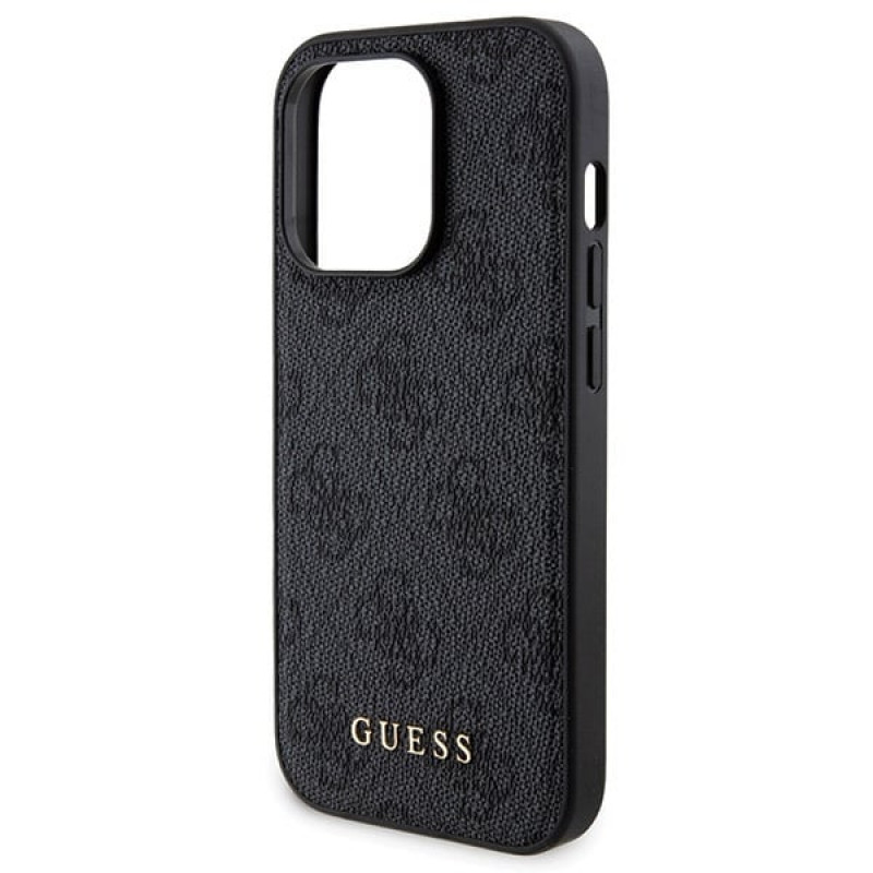 Guess GUBPM5P14L4GEMGK Apple iPhone 14 Pro kõvakate + 5000 mAh MagSafe akupank komplekt, 4G Metal Logo, must