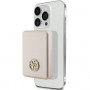 Guess GUPBM5AL4DMD 4G Strassed Metal Logo MagSafe induktsiooniga akupank 5000 mAh, 15W, kuldne