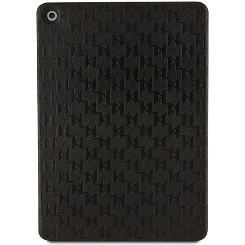 Karl Lagerfeld KLFC10SAKHPKK Saffiano Monogram Ikonik ümbris Apple iPad 10.2 (7., 8., 9. põlvkond), must