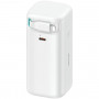 USAMS US-CD217 XMF Series kaasaskantav akupank 18000 mAh, PD 45W kiirlaadimine, Lightning-kaabliga, valge