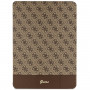 Guess GUFCP12PS4SGW ümbris Apple iPad Pro 12.9 jaoks (2020/2021/2022, 4./5./6. põlvkond), 4G Stripe Allover, pruun