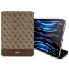 Guess GUFCP12PS4SGW ümbris Apple iPad Pro 12.9 jaoks (2020/2021/2022, 4./5./6. põlvkond), 4G Stripe Allover, pruun