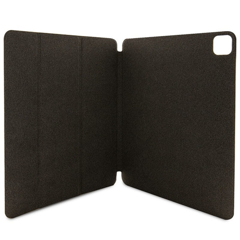 Guess GUFCP12PS4SGW ümbris Apple iPad Pro 12.9 jaoks (2020/2021/2022, 4./5./6. põlvkond), 4G Stripe Allover, pruun