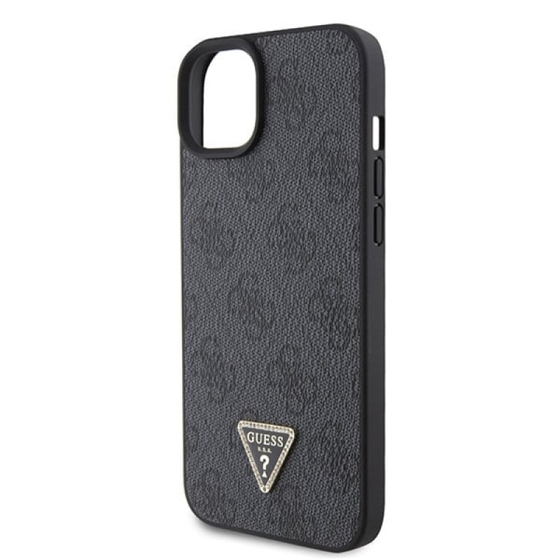 Guess GUHCP15MP4TDSCPK Apple iPhone 15 Plus / 14 Plus kõvakate, Crossbody 4G Metal Logo, must