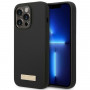 Guess GUHMP14XSBPLK Apple iPhone 14 Pro Max kõvakate, Silicone Logo Plate MagSafe, must