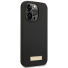 Guess GUHMP14XSBPLK Apple iPhone 14 Pro Max kõvakate, Silicone Logo Plate MagSafe, must