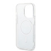 Guess GUBPP14LH4EACSB ümbris + juhtmevaba laadija Apple iPhone 14 Pro sinine kõvakate, 4G Print, MagSafe