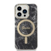Guess GUBPP14XHMEACSK ümbris + juhtmeta laadija Apple iPhone 14 Pro Max must hardcase, Marble, MagSafe