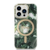 Guess GUBPP14XHJEACSA ümbris + juhtmeta laadija Apple iPhone 14 Pro Max, Jungle, roheline kõva ümbris, MagSafe