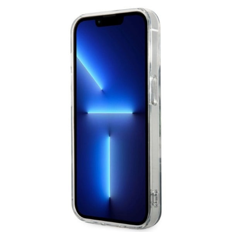 Guess GUBPP14XHJEACSA ümbris + juhtmeta laadija Apple iPhone 14 Pro Max, Jungle, roheline kõva ümbris, MagSafe