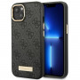 Guess GUHMP14MU4GPRK Apple iPhone 14 Plus / 15 Plus must kõvakate, 4G Logo Plate, MagSafe