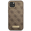 Guess GUHMP14MU4GPRW Apple iPhone 14 Plus / 15 Plus pruun kõvakate, 4G Logo Plate, MagSafe