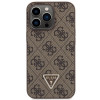 Guess GUHCP13LP4TDSCPW Apple iPhone 13/13 Pro pruun kõvakate, Crossbody 4G Metal Logo