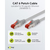 Goobay CAT 6 ühenduskaabel S/FTP (PiMF), 5 m, hall, 10 tk komplekt, vaskjuht (CU), halogeenivaba kate (LSZH)