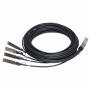 Hp Enterprise HPE X240 QSFP+ to 4x10G SFP+ 3 m otseliitmikuga vasest jaoturkaabel