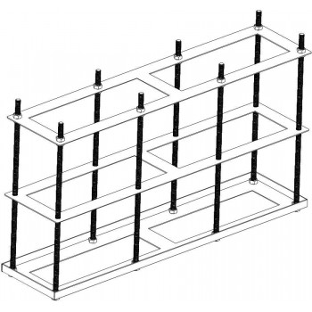 Ernitec 0070-24900-MOUNT-KIOSK maapinnale kinnitatav hoidik 55-86" ekraanidele
