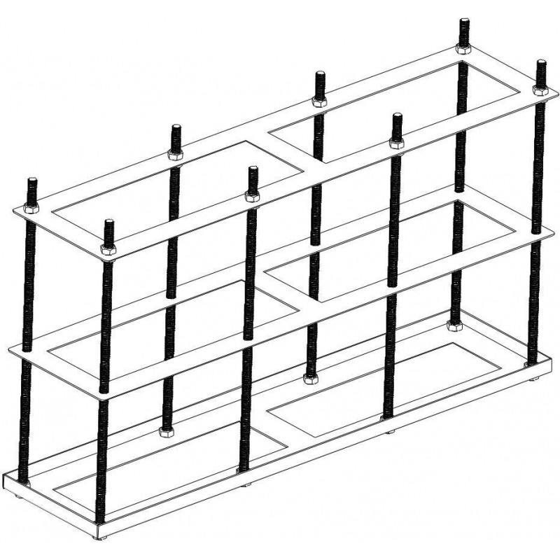 Ernitec 0070-24900-MOUNT-KIOSK maapinnale kinnitatav hoidik 55-86" ekraanidele