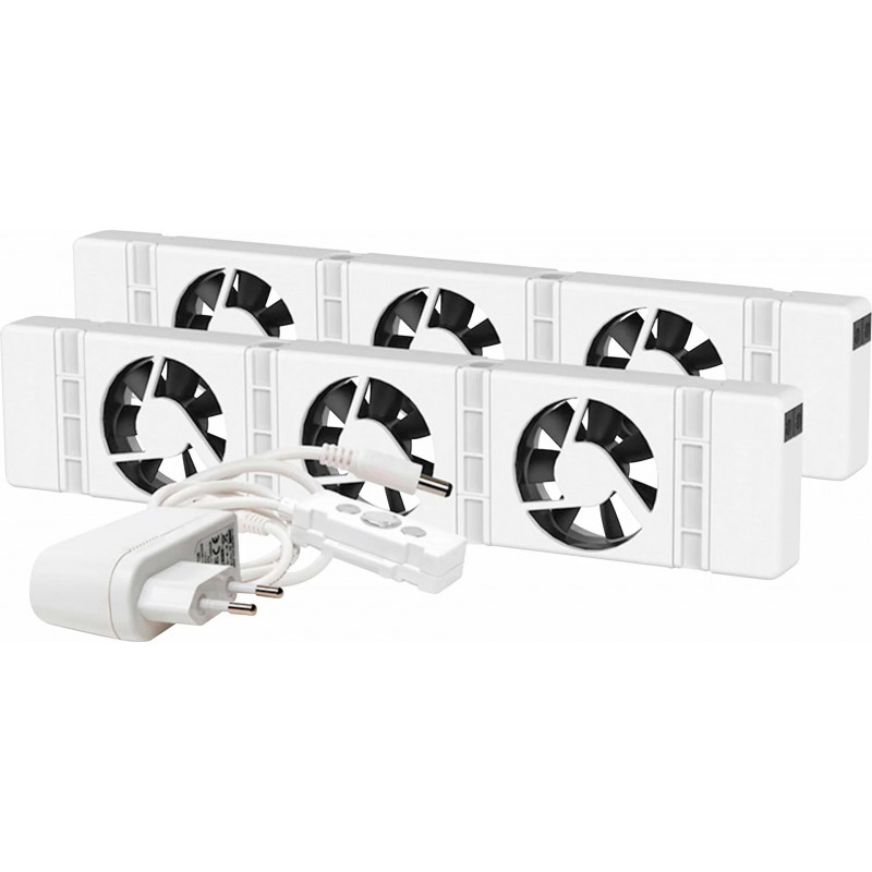 SpeedComfort Duo Set ventilaator, valge