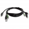 StarTech.com SKHDMMKVM-06-TAA TAA-nõuetele vastav HDMI KVM-kaabel, USB 2.0, 3,5 mm audio, 1,8 m