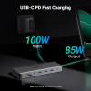Ugreen Revodok Pro 313 USB-C sülearvuti dokkimisjaam (15978), UGR1851, 100 W, hall